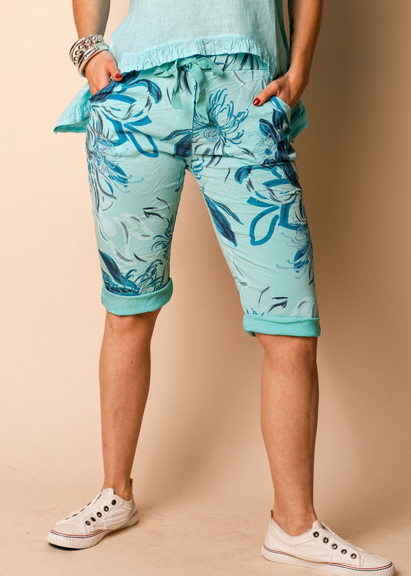Narine Shorts in Aqua Mist - bestjuicebars