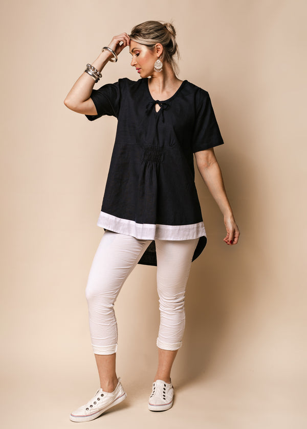 Tansey Top in Navy