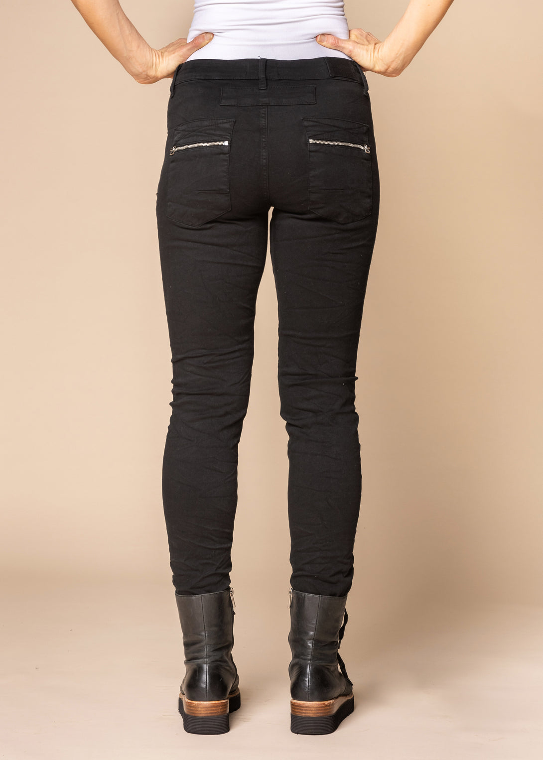 Nessie Pants in Onyx - Imagine Fashion