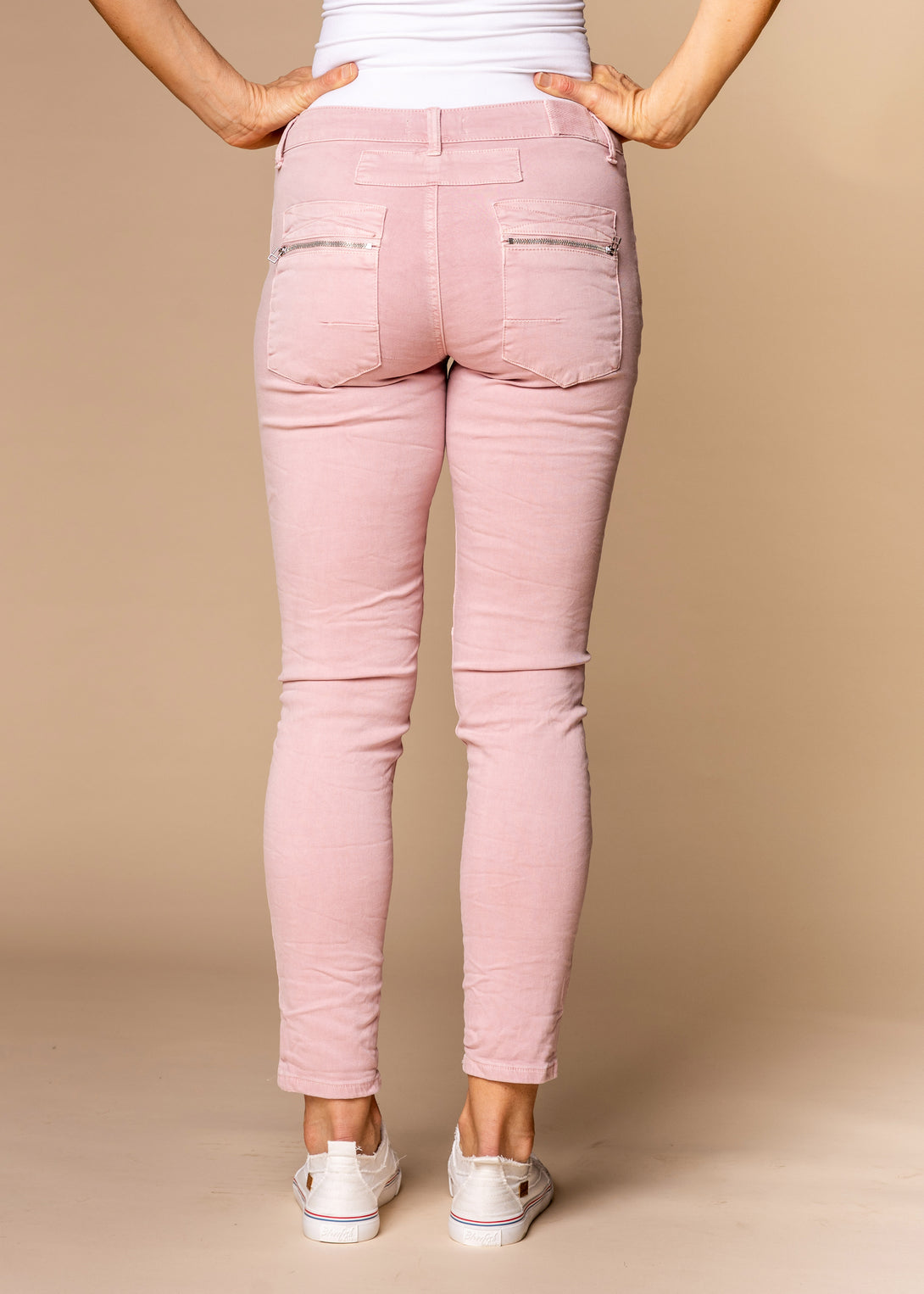 Nessie Pants in Blush - Imagine Fashion
