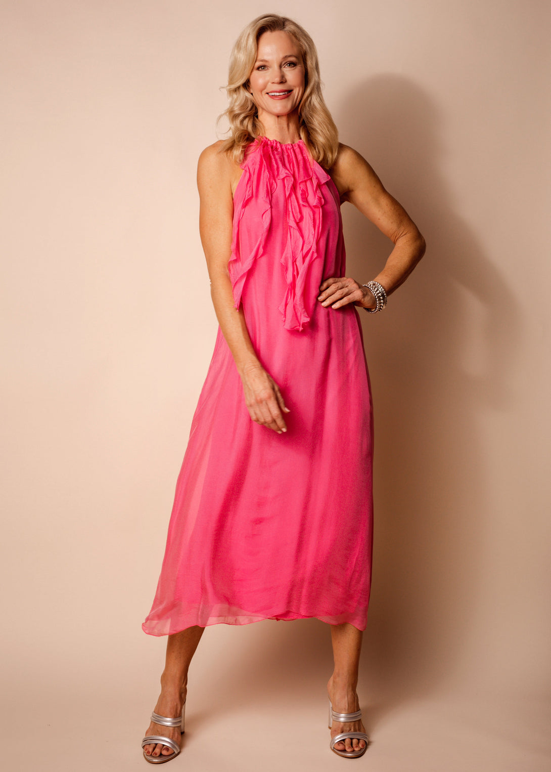 Cadence Dress in Raspberry Sorbet