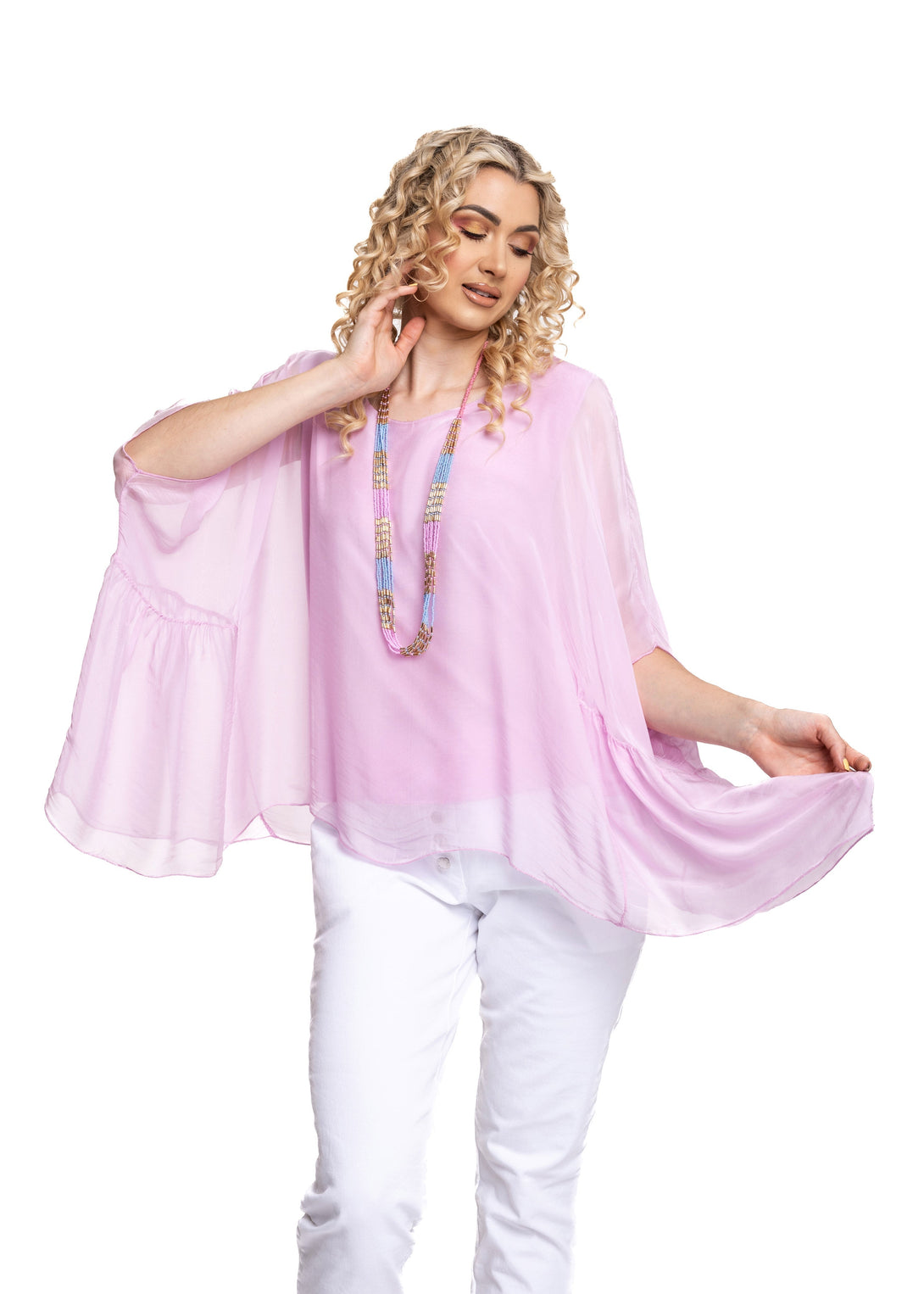 Florence Top in Petal Pink - Imagine Fashion