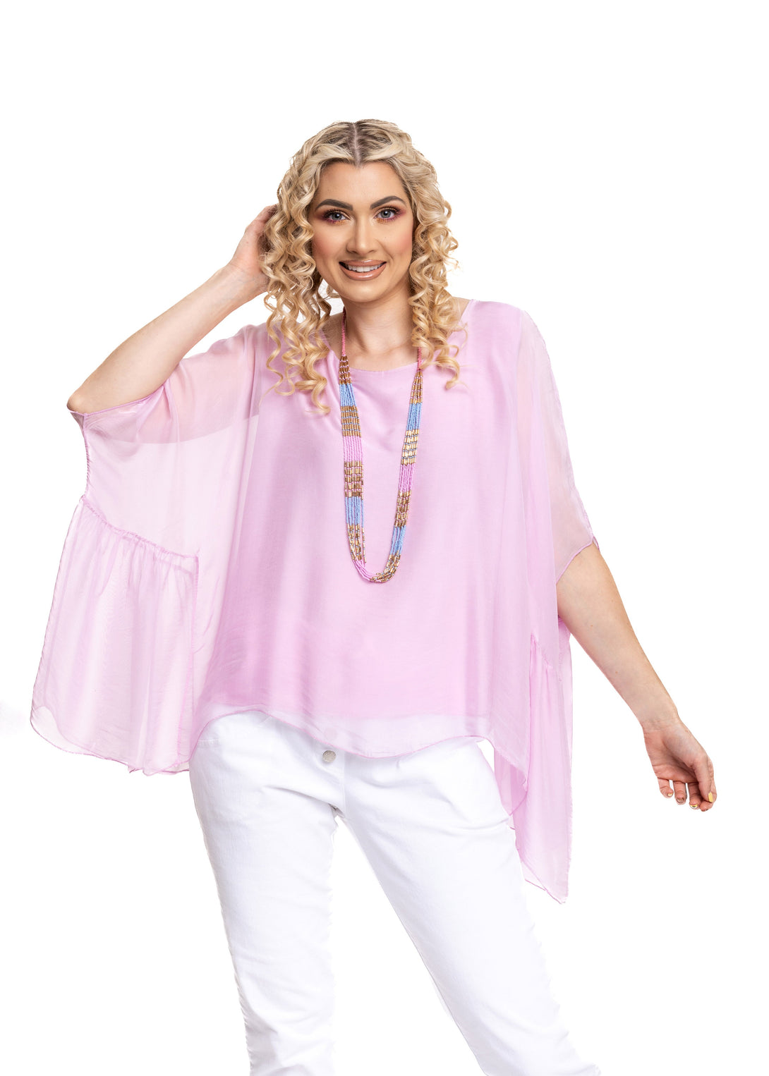 Florence Top in Petal Pink - Imagine Fashion