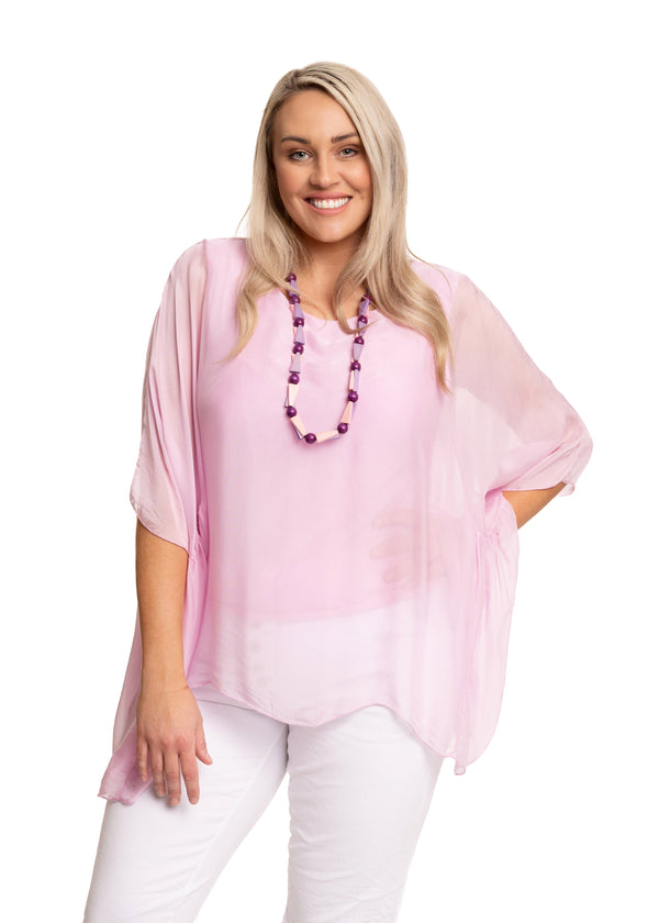 Santo Top in Petal Pink - Imagine Fashion