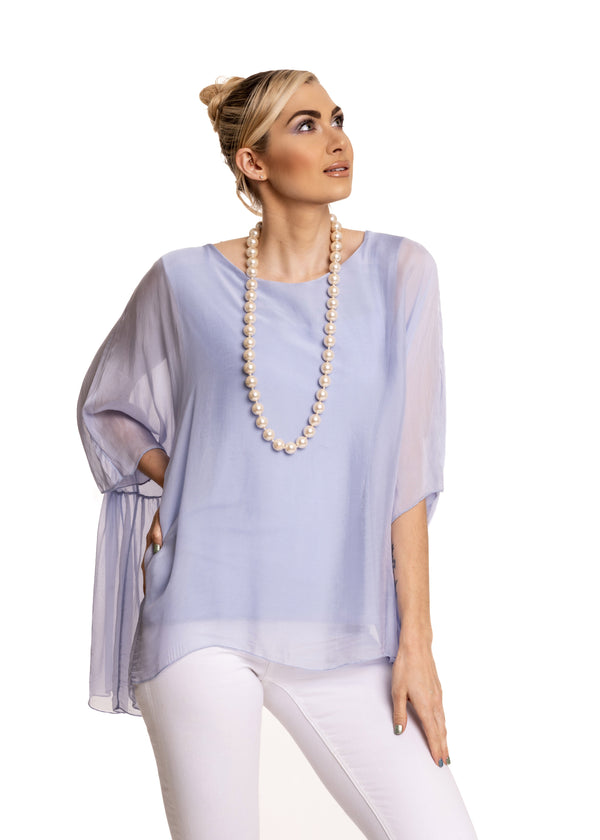 Santo Top in Periwinkle - Imagine Fashion