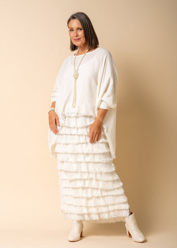 Editte Linen Dress in White