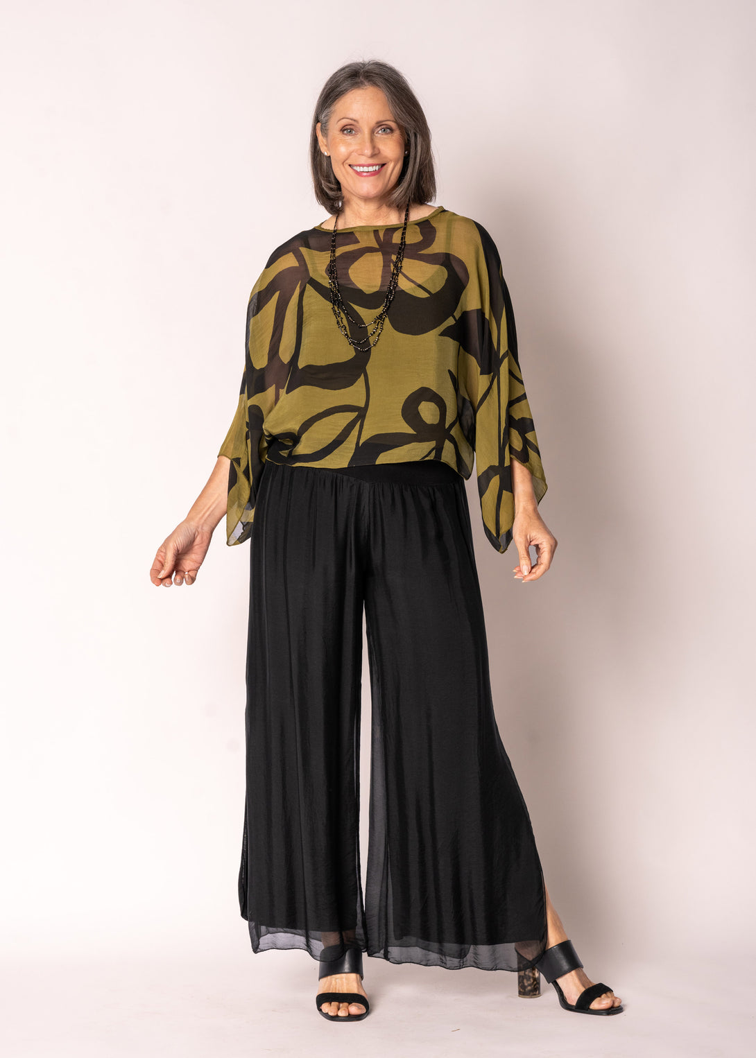 Amery Top in Olive Green - Imagine Fashion