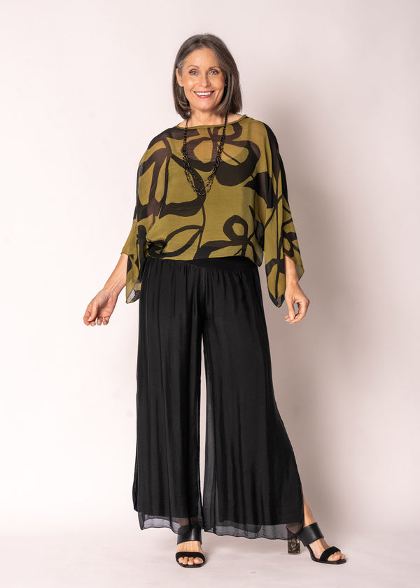 Amery Top in Olive Green - Imagine Fashion