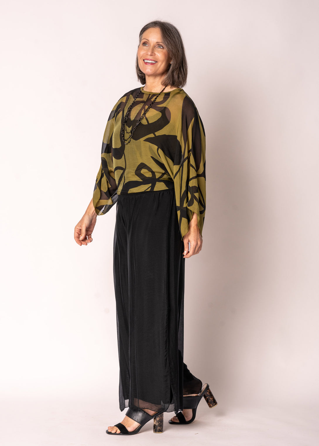 Amery Top in Olive Green - Imagine Fashion