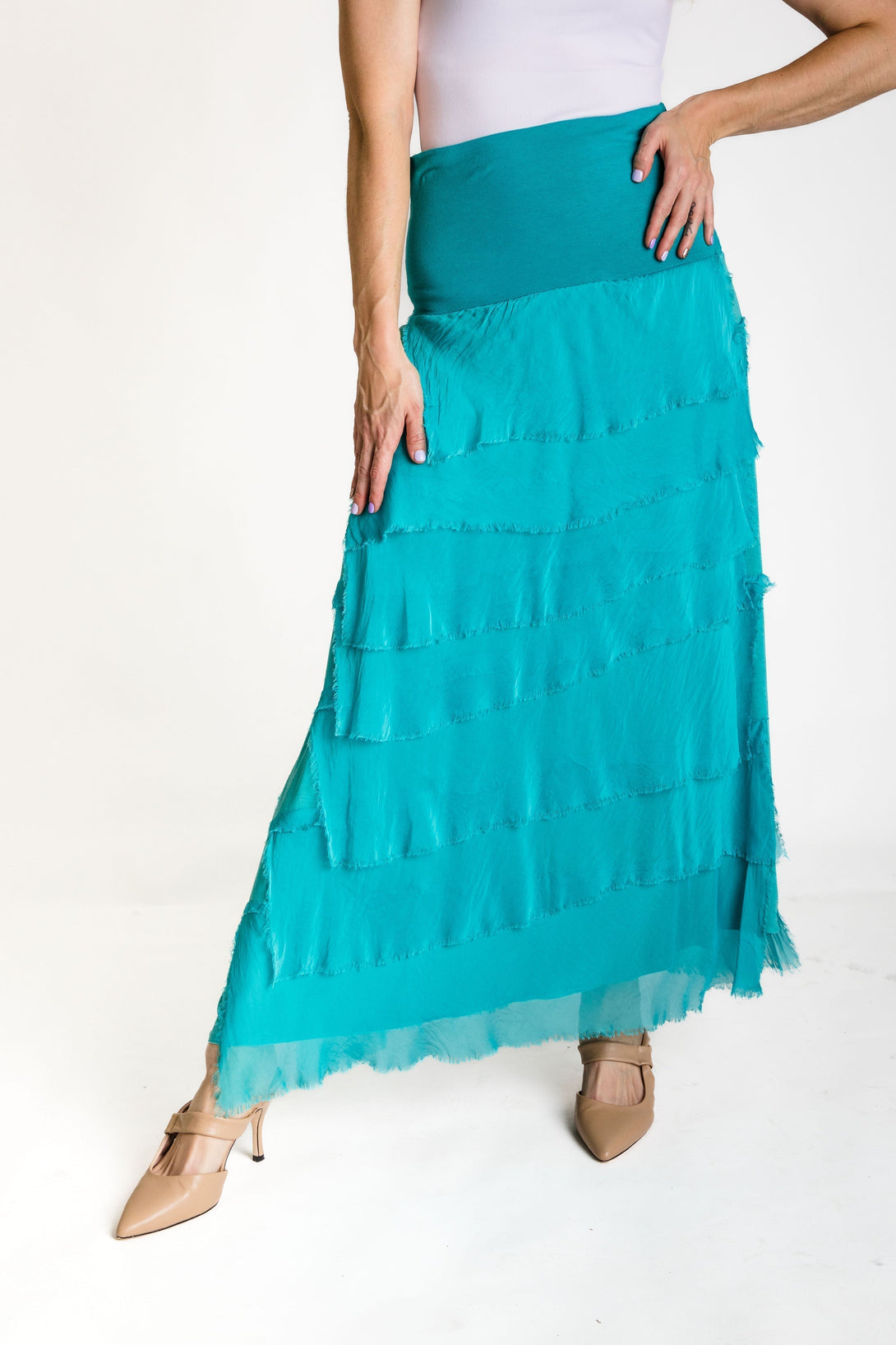 Fifi Skirt in Tiffany - Imagine Fashion