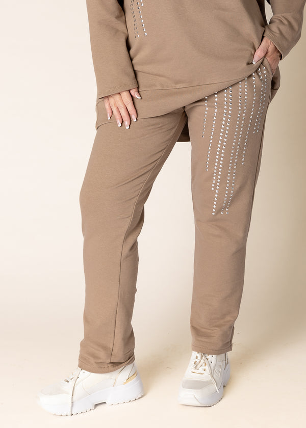 Scarletta Cotton Top in Mocha - Imagine Fashion