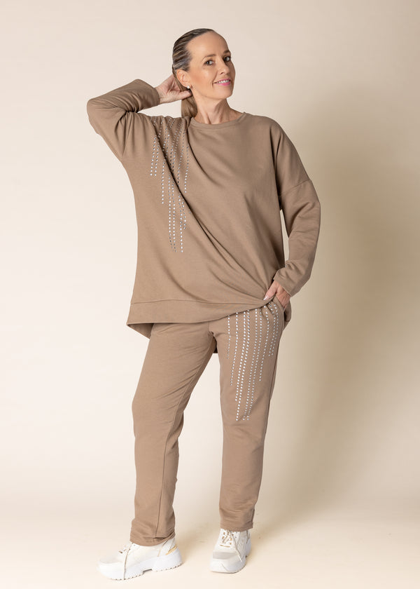 Scarletta Cotton Top in Mocha