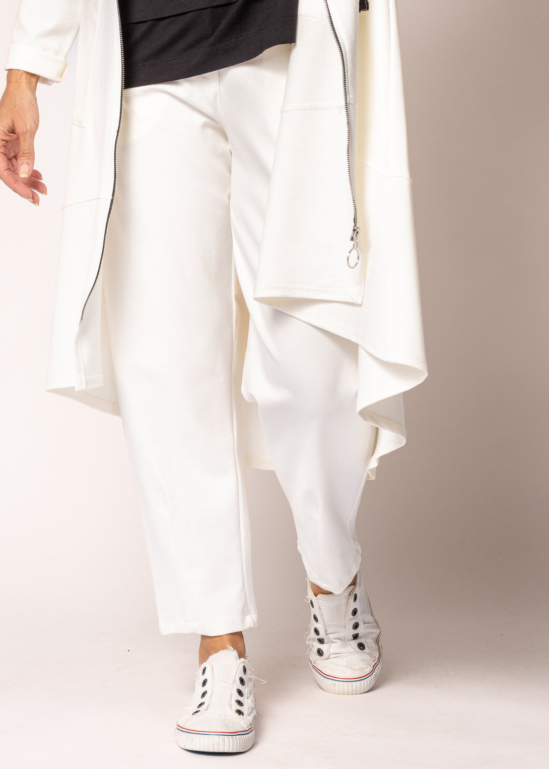 Florali Pants in Cream - Imagine Fashion