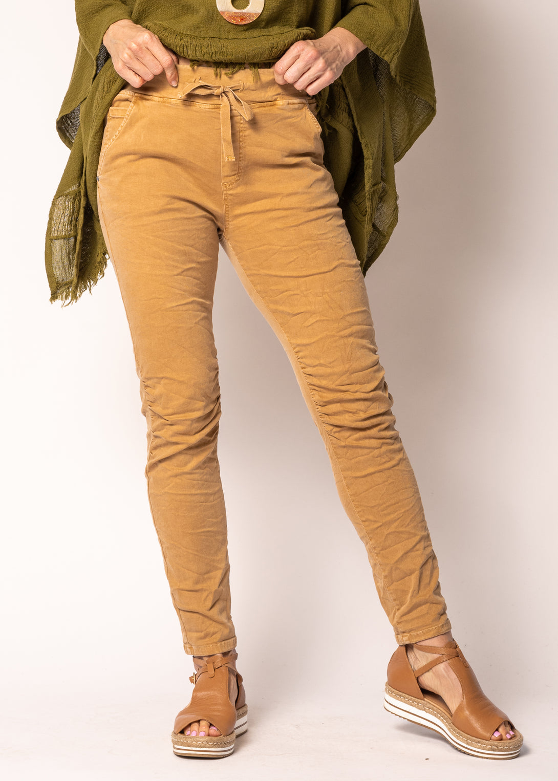 Connie Pants in Desert - Imagine Fashion