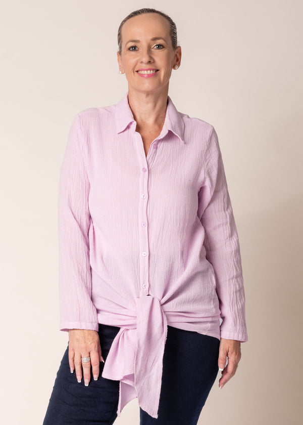 Deirdre Top in Freesia Pink - Imagine Fashion