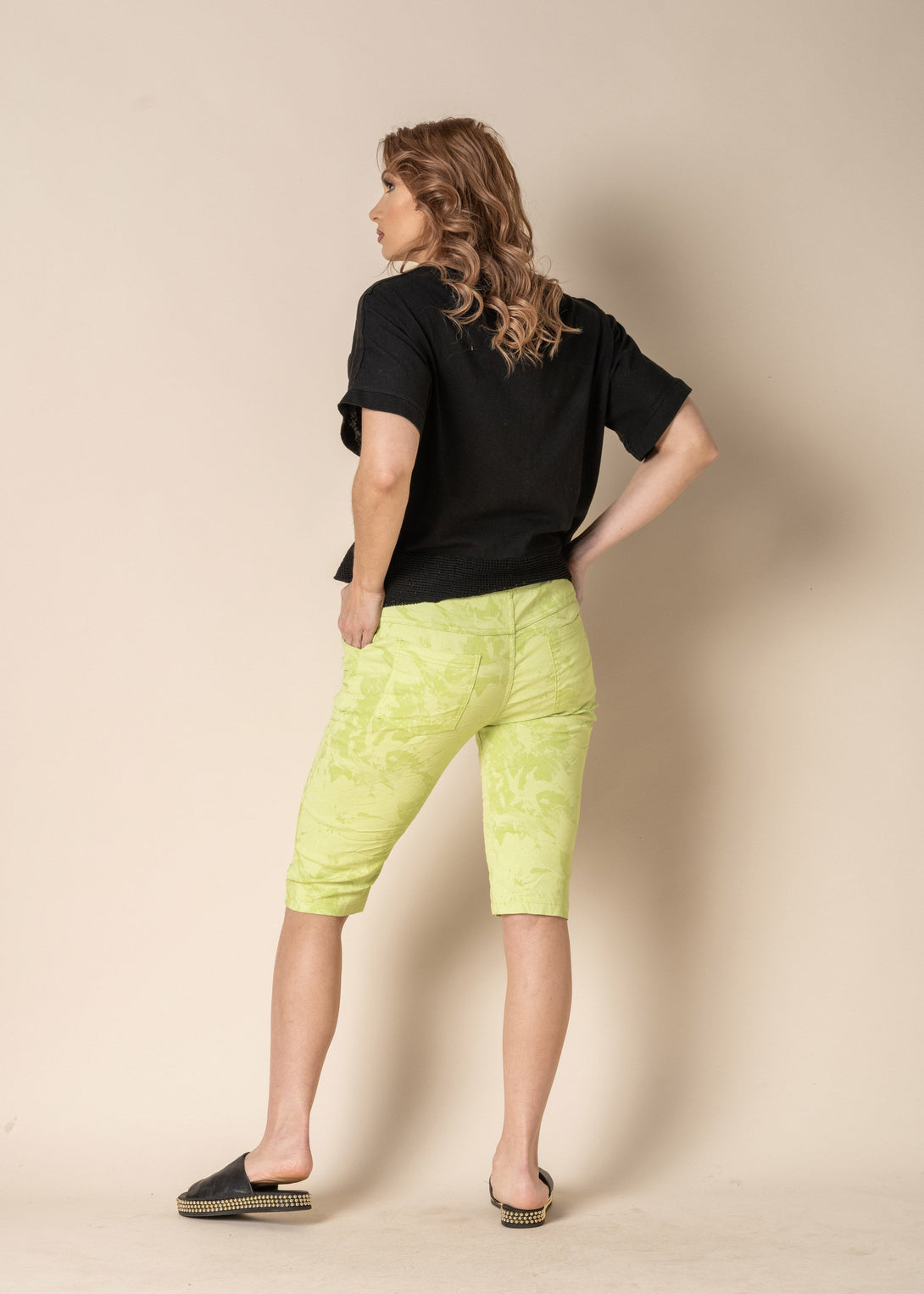 Reo Shorts in Lime Splice