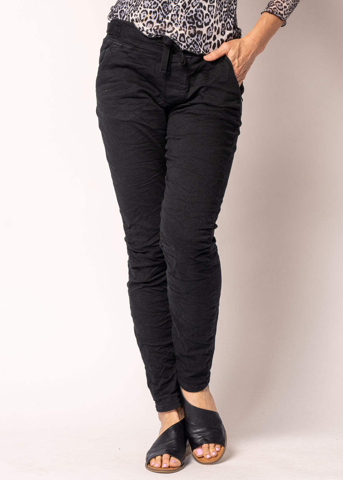 Connie Pants in Onyx - Imagine Fashion