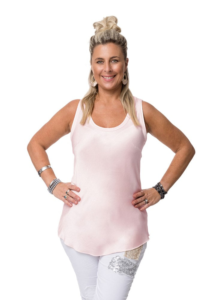 Toyah Singlet in Blush - Imagine Fashion