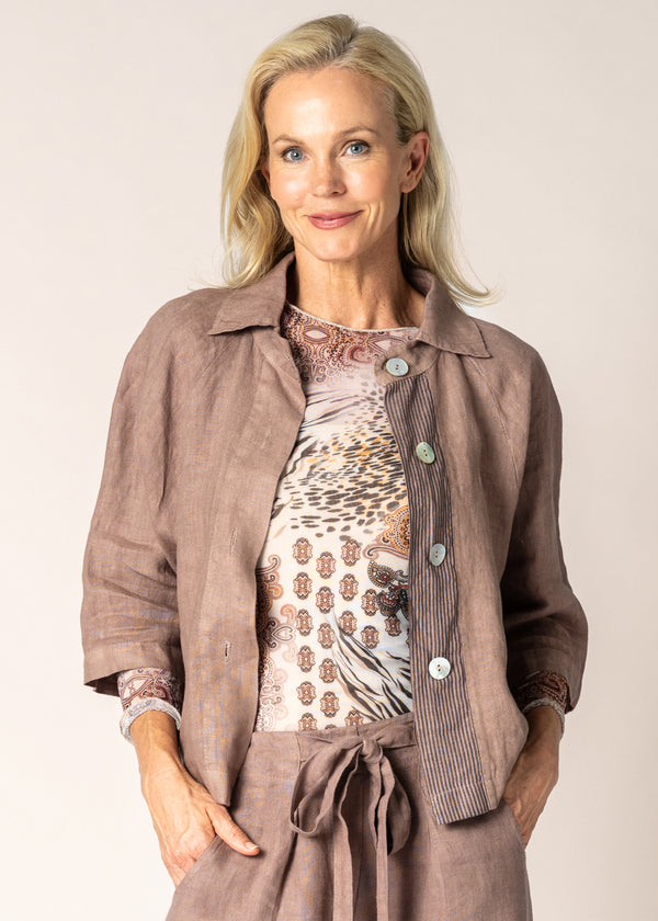 Karey Top in Milk Chocolate - Imagine Fashion