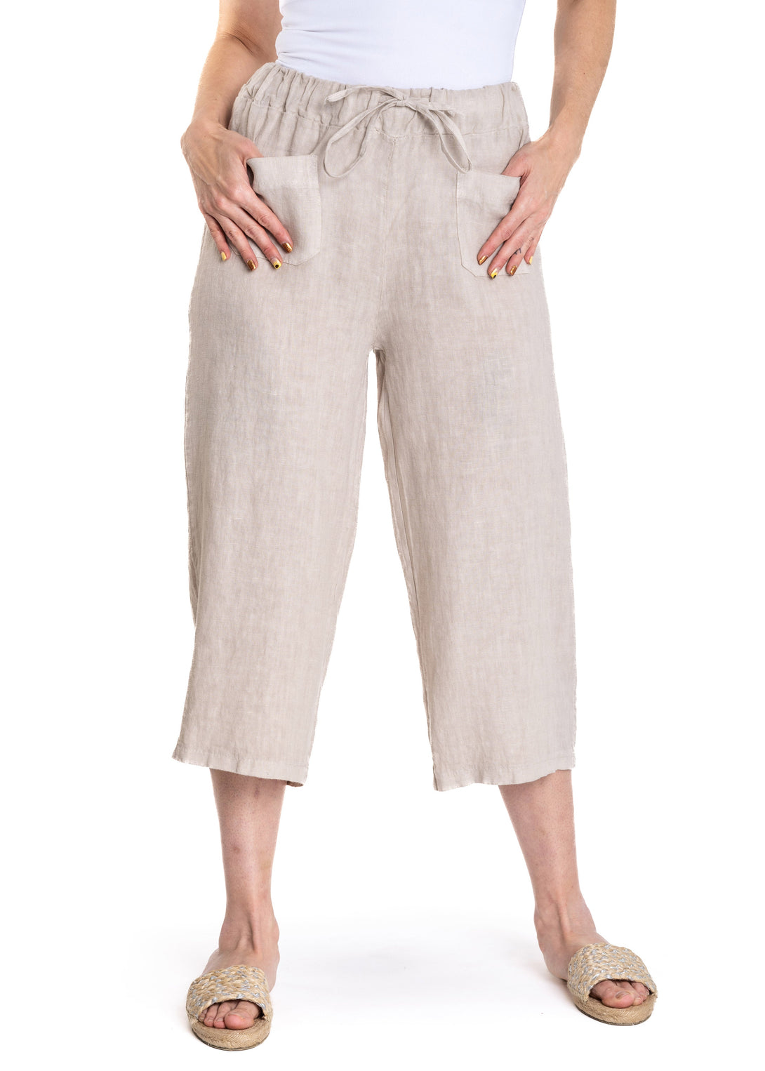 Catalina Pants in Latte - Imagine Fashion