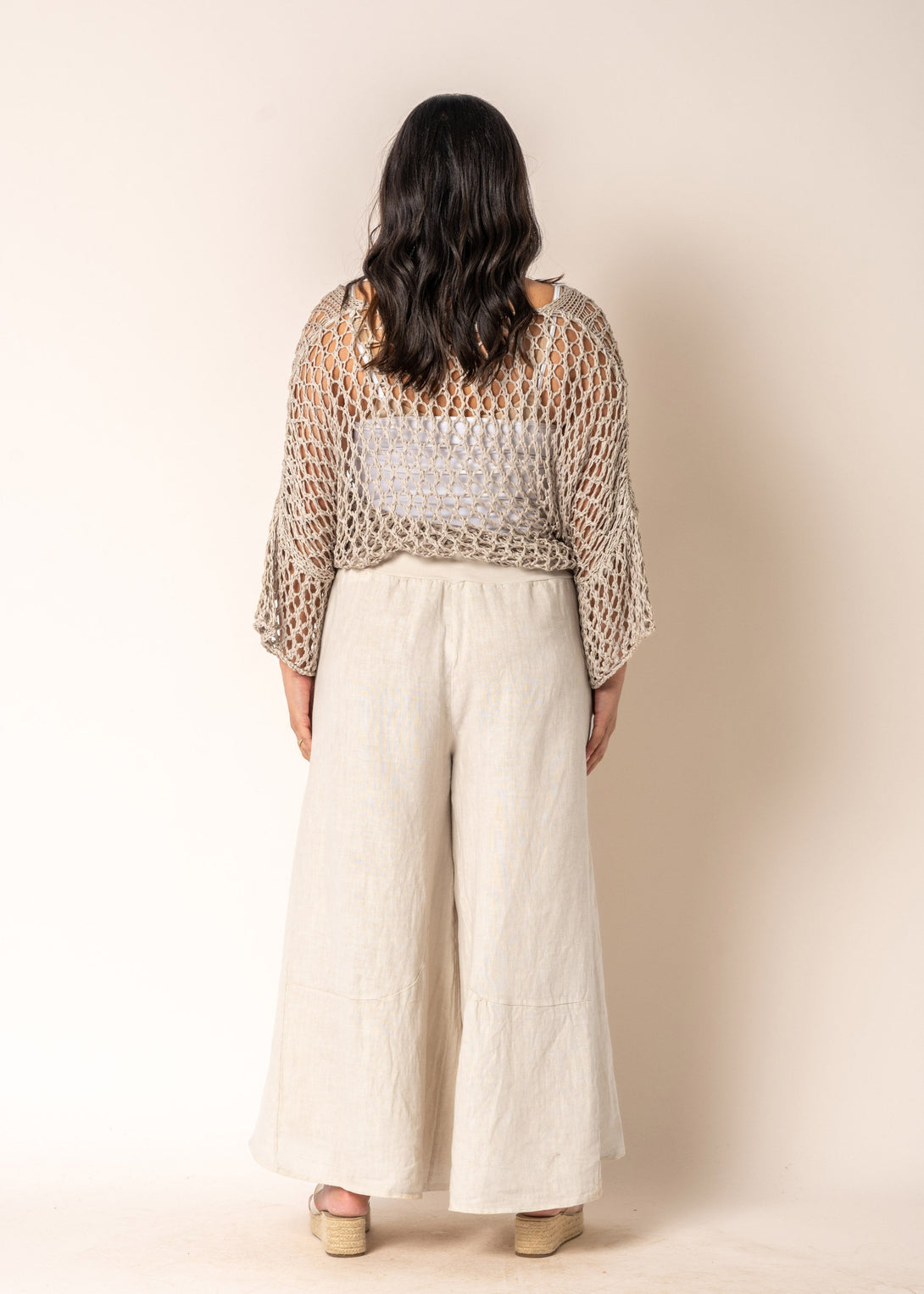 Byrony Linen Pants in Latte