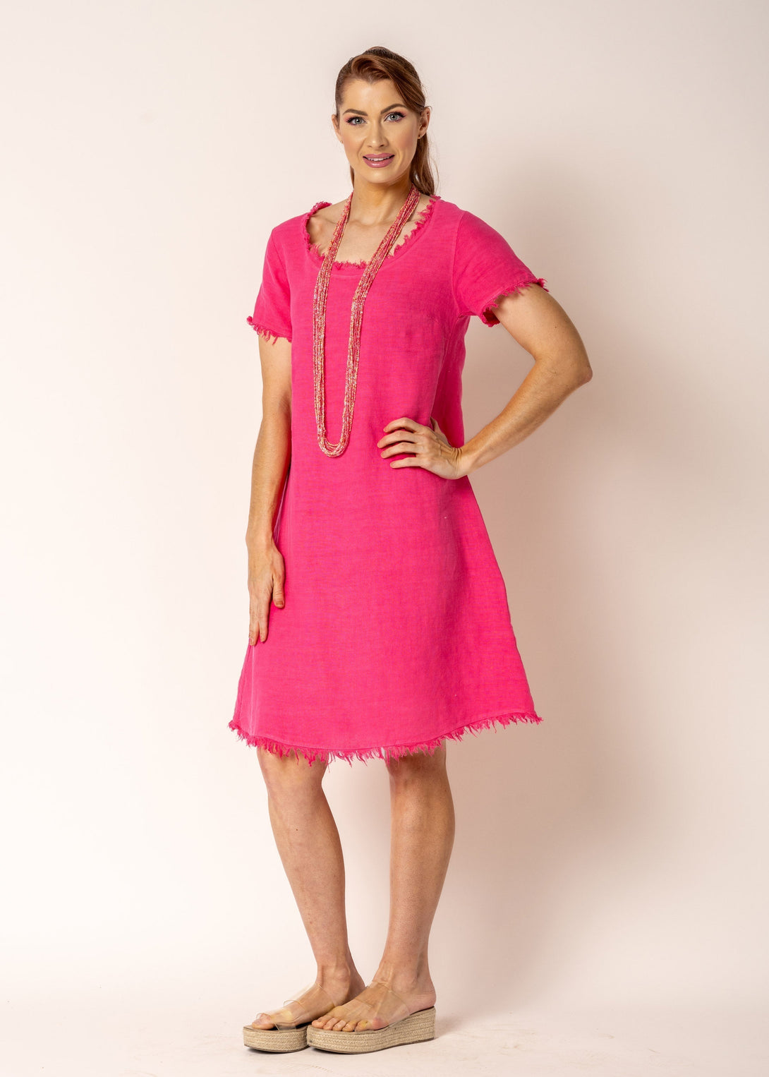 Amary Dress in Raspberry Sorbet