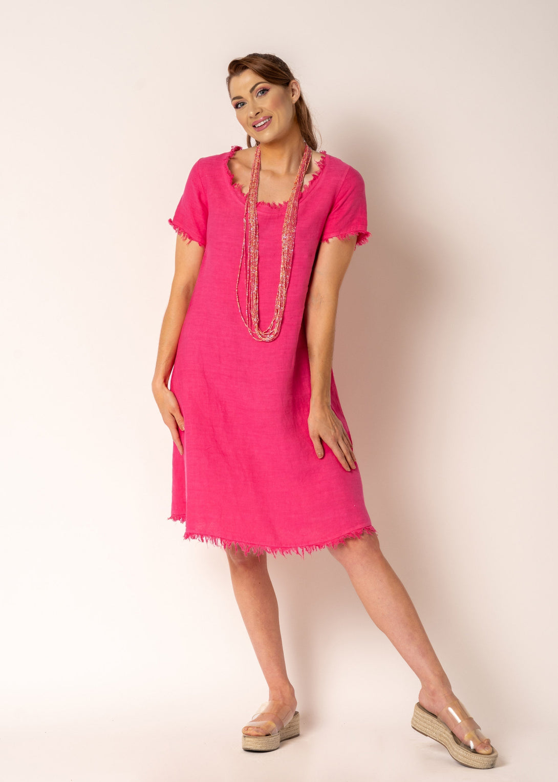 Amary Dress in Raspberry Sorbet