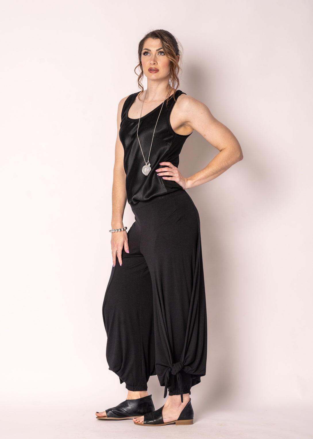 Marzia Pants in Onyx - Imagine Fashion