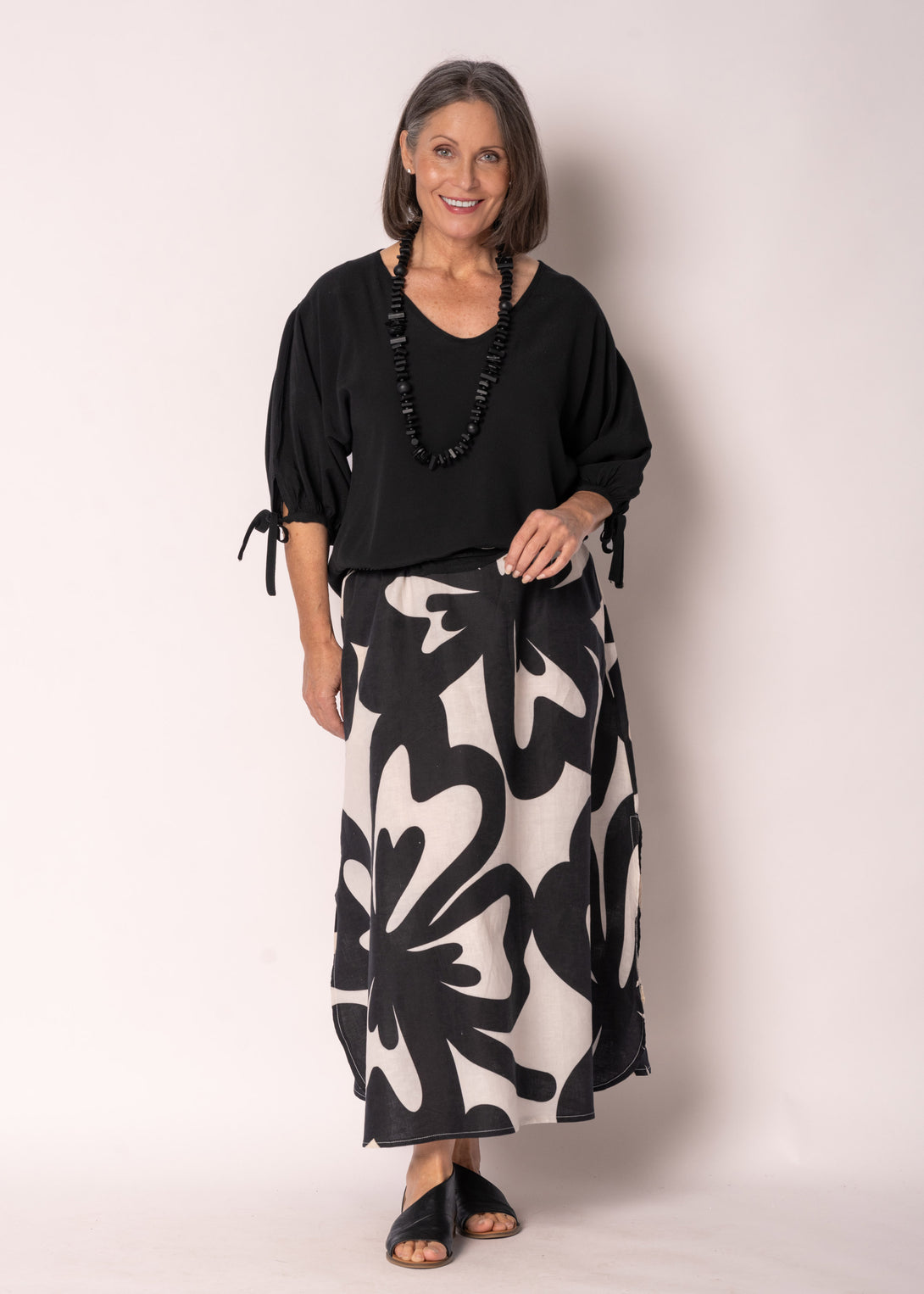 Aloura Skirt in Cream - Imagine Fashion