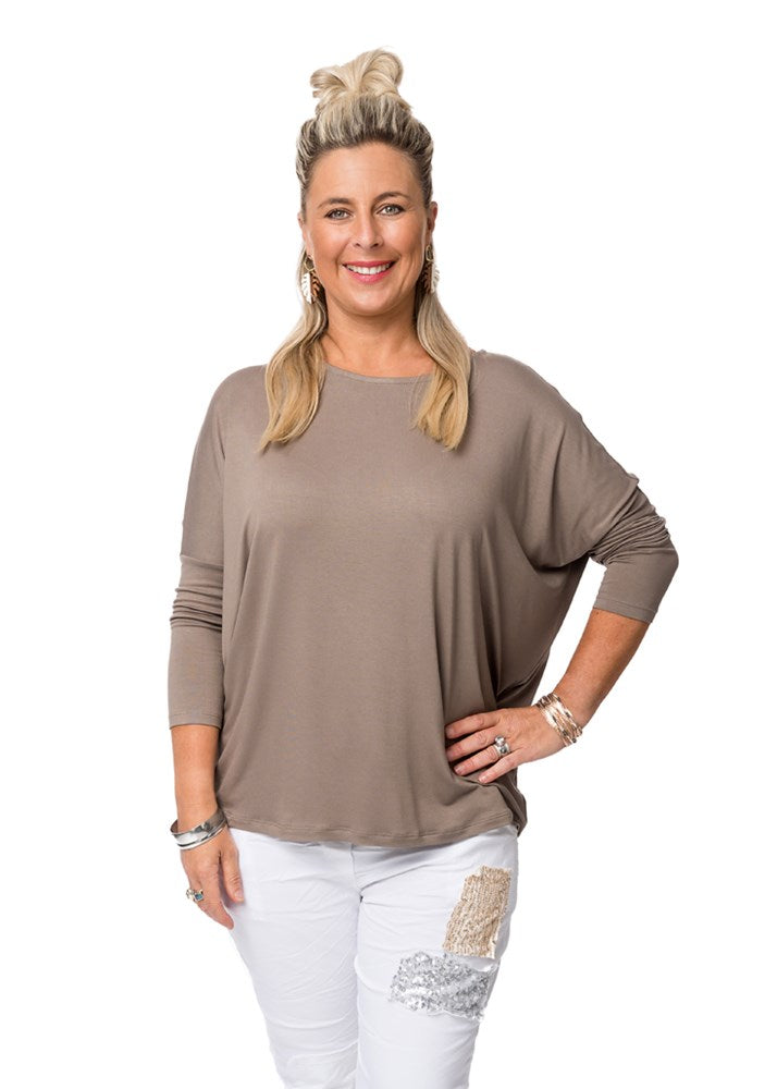 Asteria Top in Cappuccino - Imagine Fashion