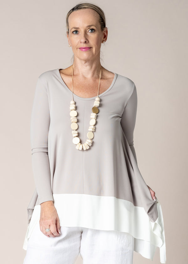 Kristy Top in Cream - Imagine Fashion