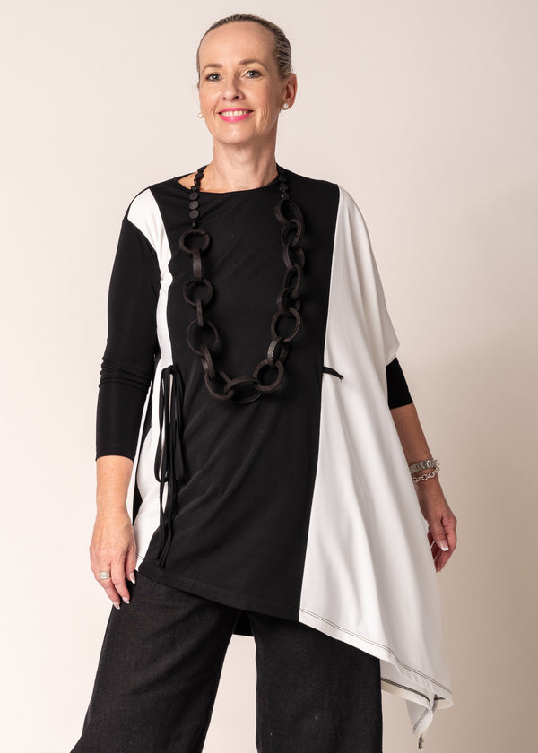 Cindy Top in Onyx - Imagine Fashion