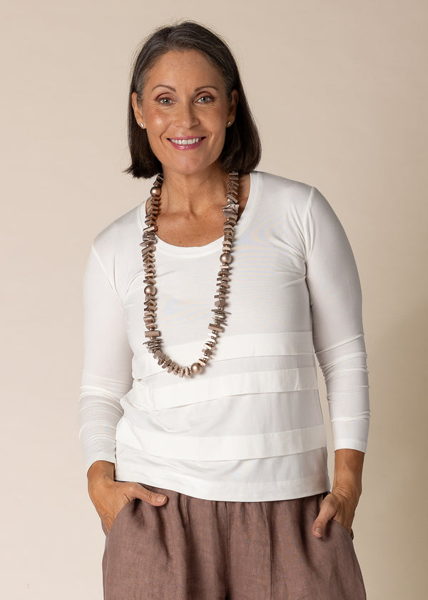 Patricia Top in Cream - Imagine Fashion