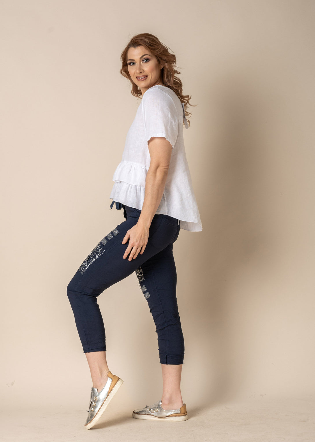 Silvana Pants in Navy