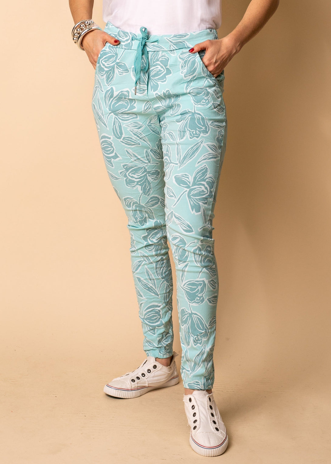 Cali Pants in Aqua Mist