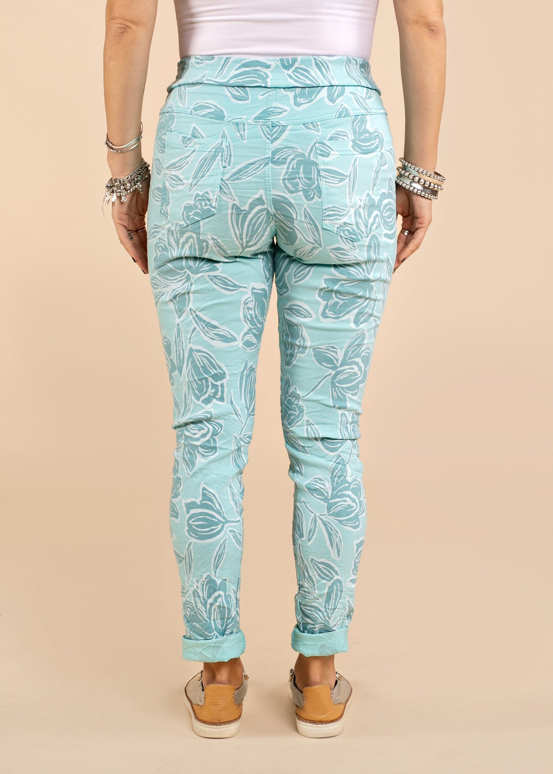 Cali Pants in Aqua Mist