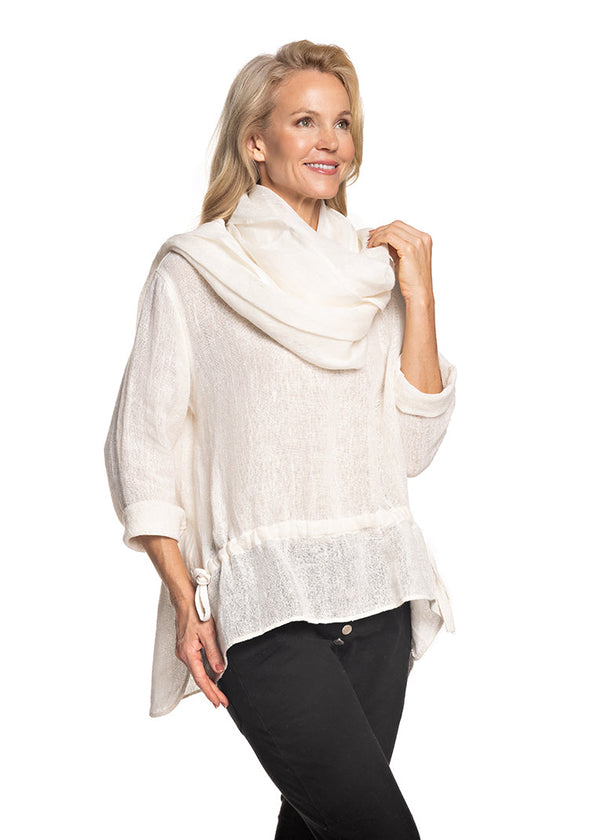 Eloisa Scarf in Cream - Imagine Fashion