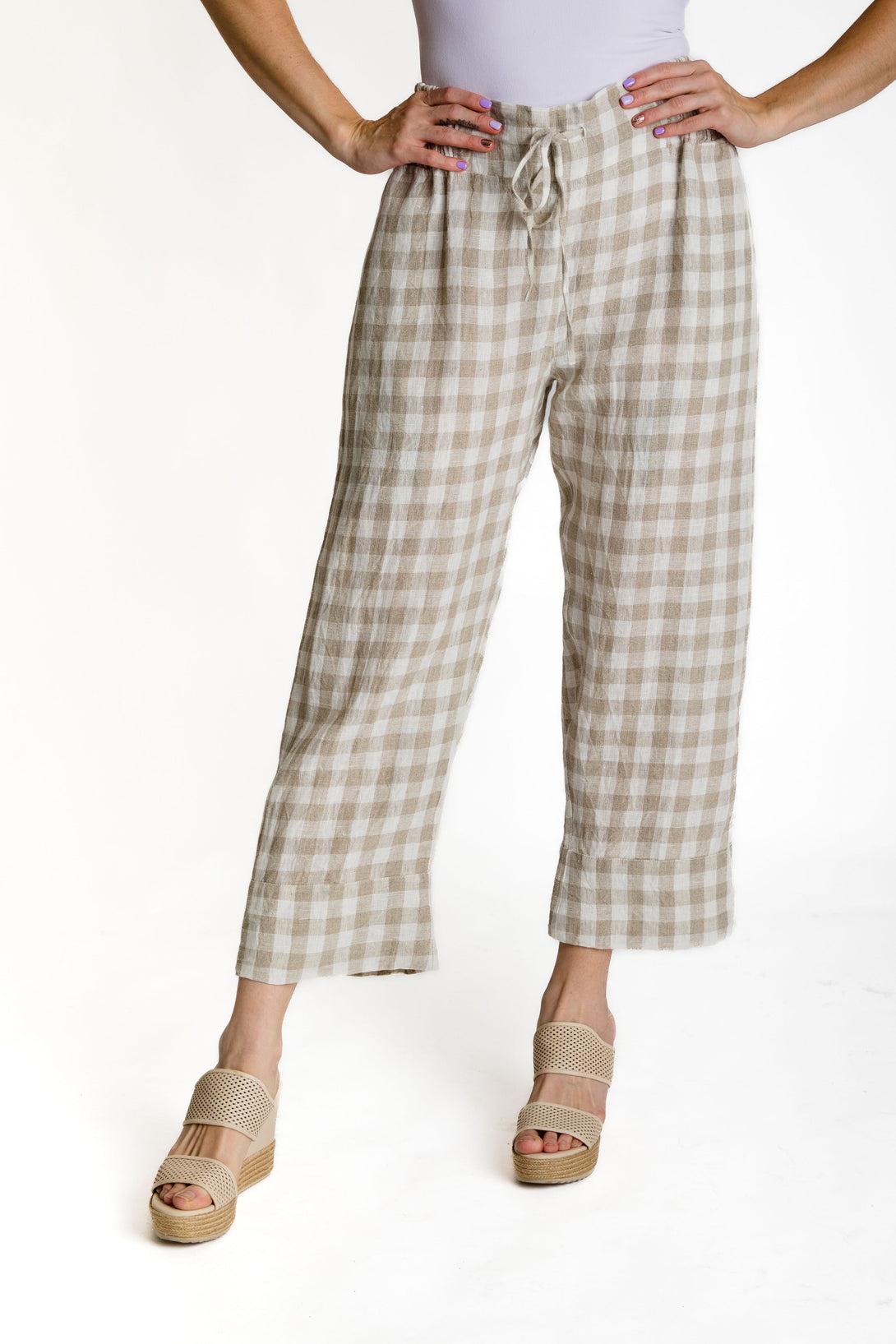 Perrine Pants in Latte - Imagine Fashion