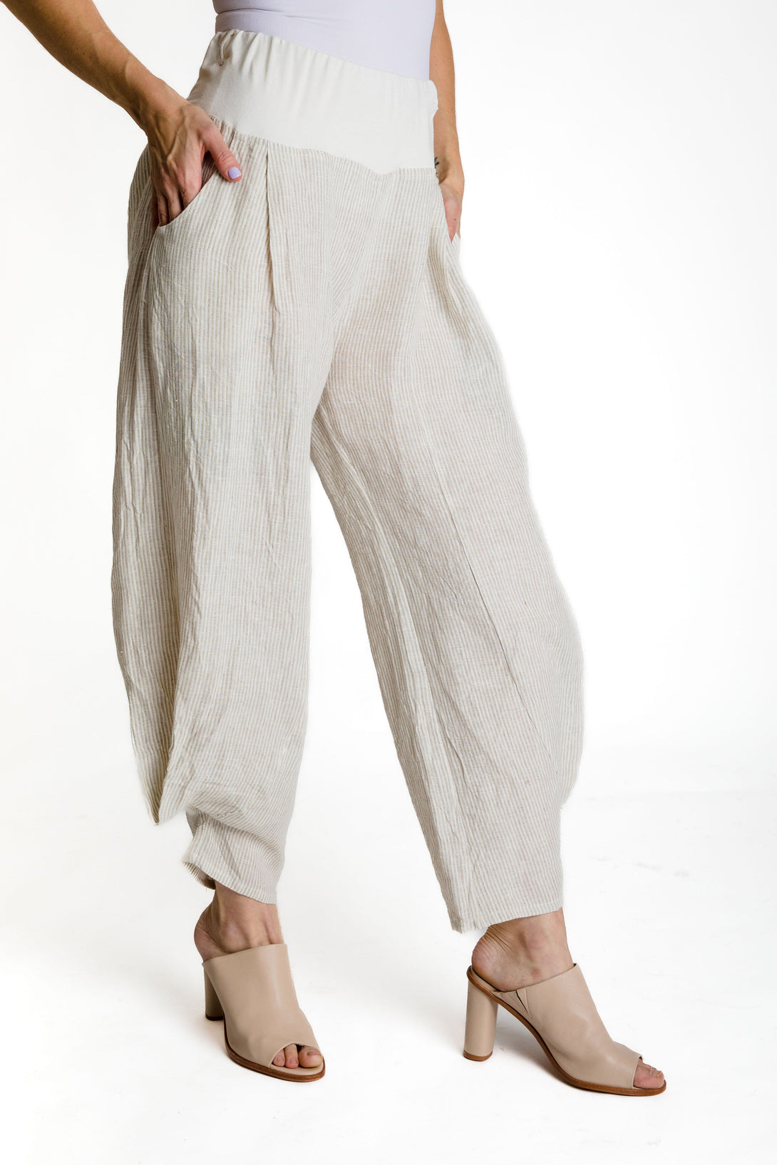 Roselani Pants in Latte - Imagine Fashion