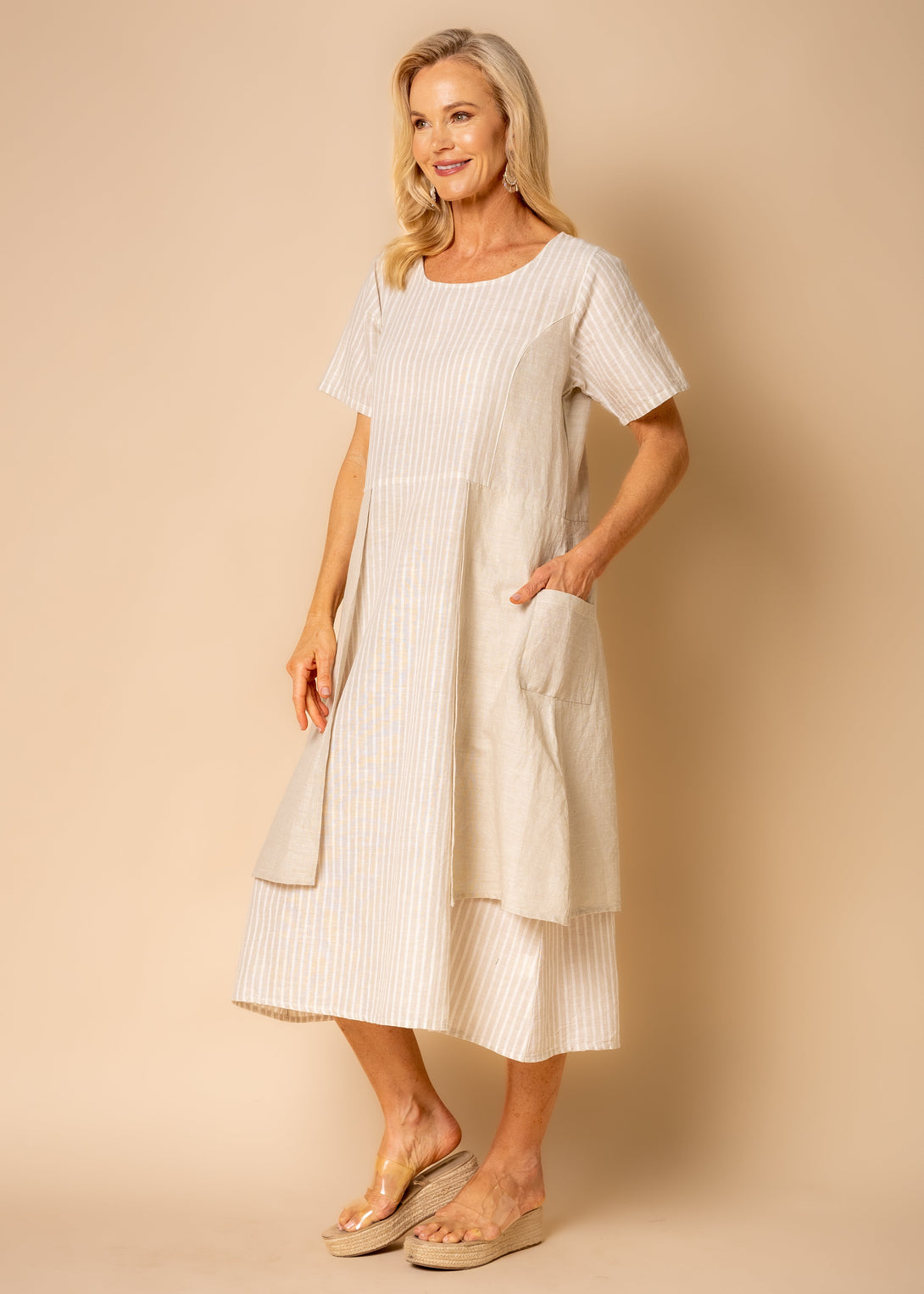 Ramsey Dress in Latte