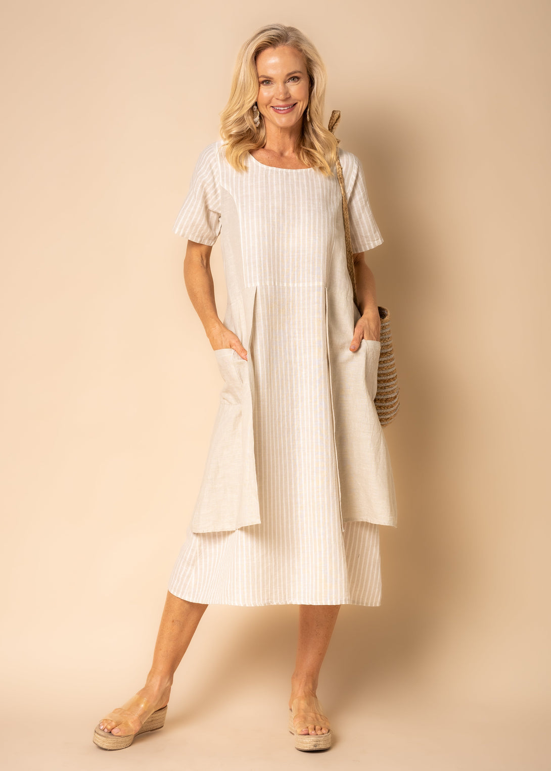 Ramsey Dress in Latte