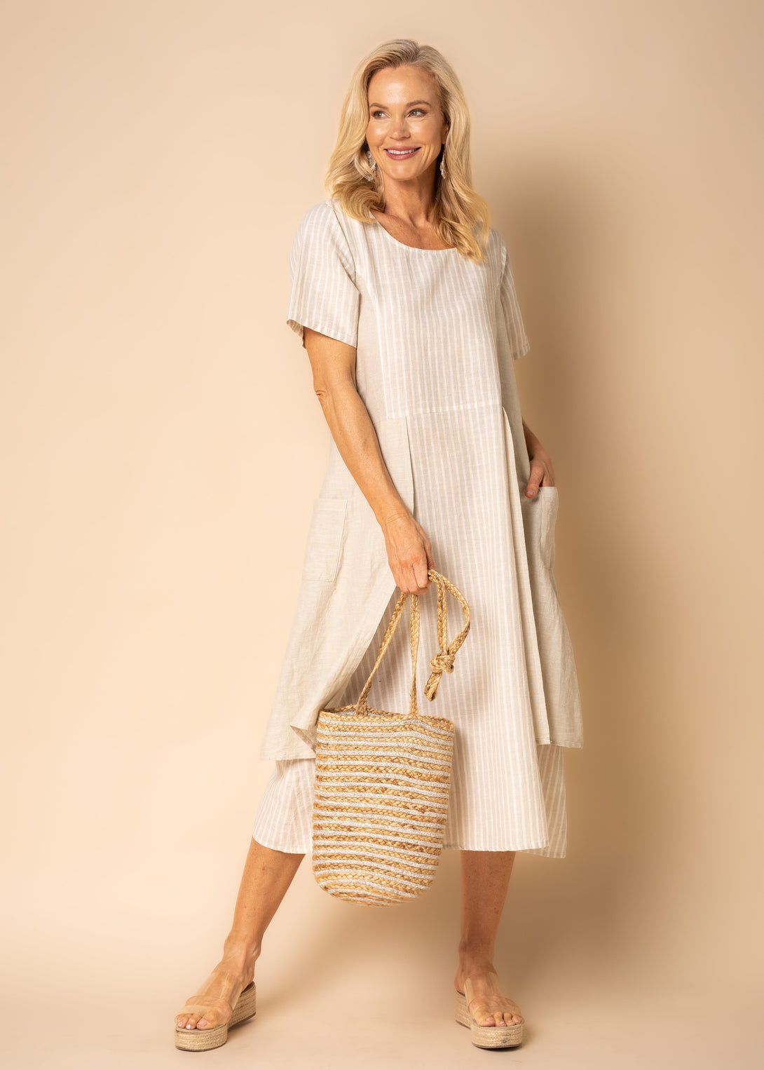 Ramsey Dress in Latte