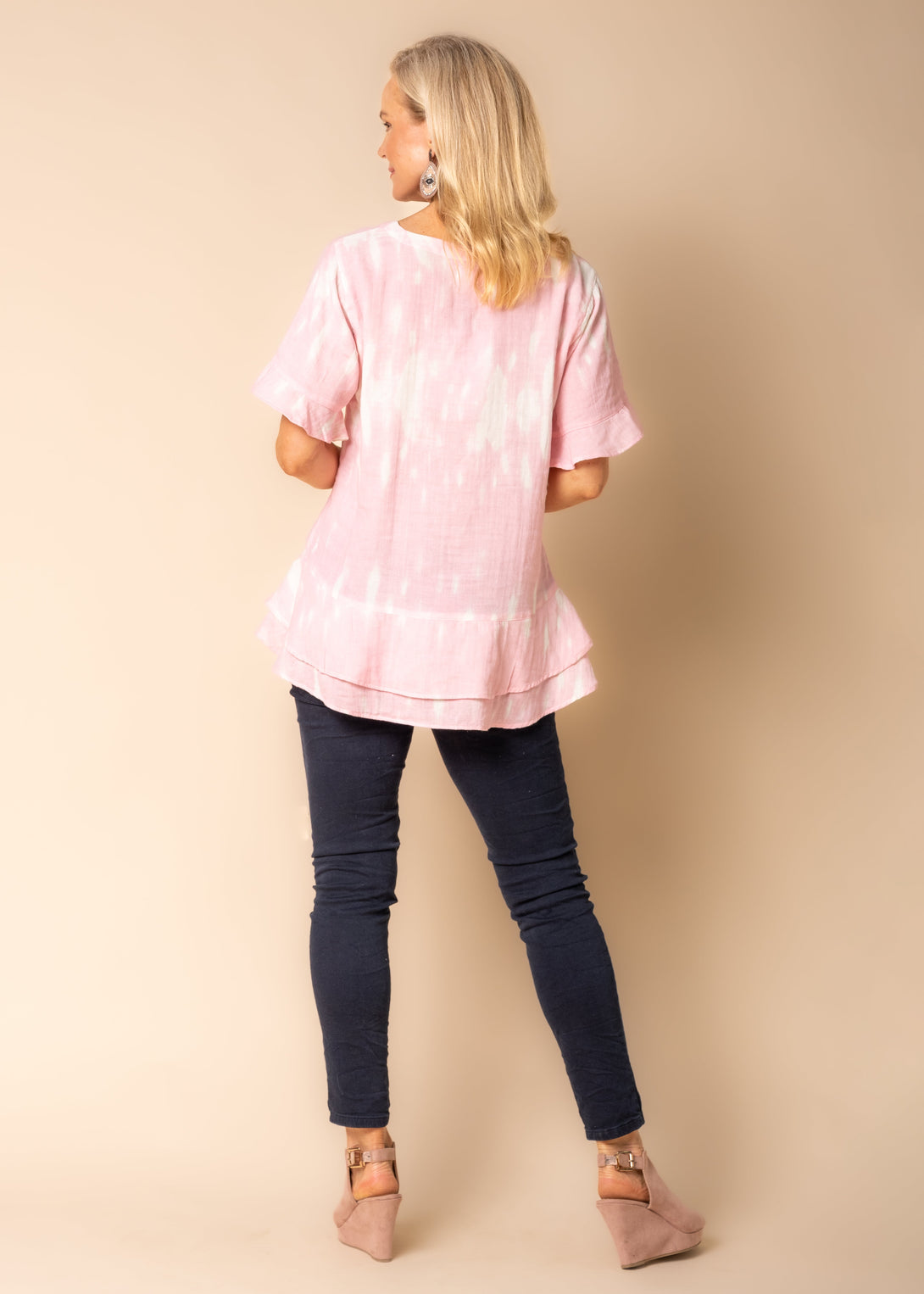 Wendy Cotton Top in Blush