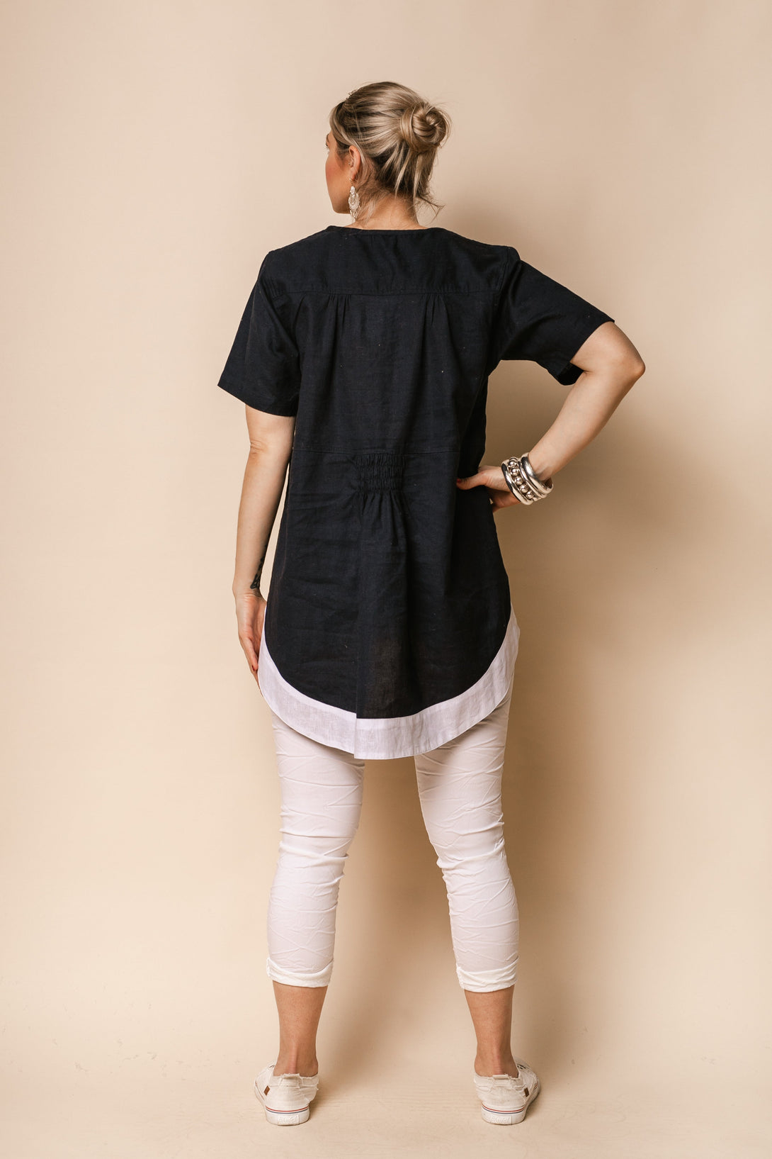 Tansey Top in Navy