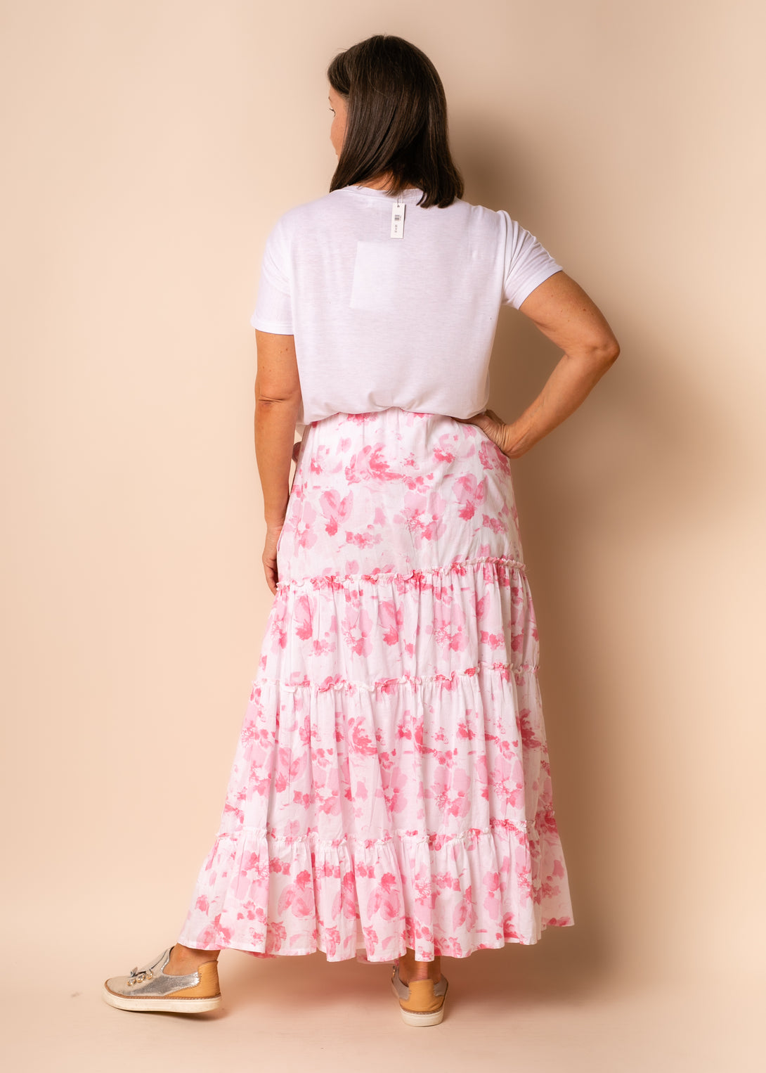 Berlin Cotton Skirt in Blush - Imagine Fashion