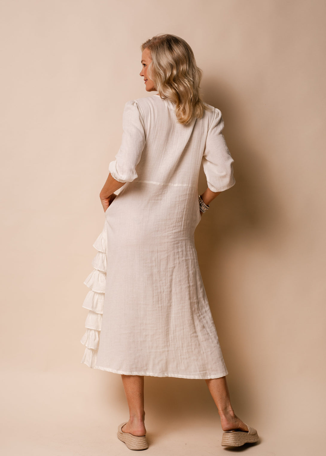 Ashton Cotton Dress in Cream