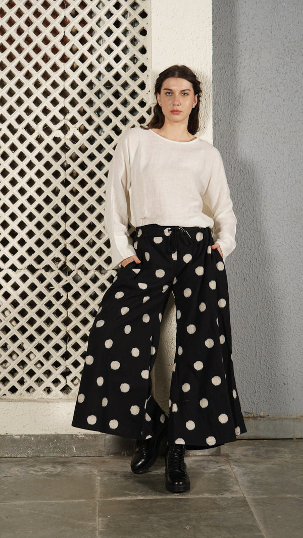 Mary Cotton Pant in Onyx