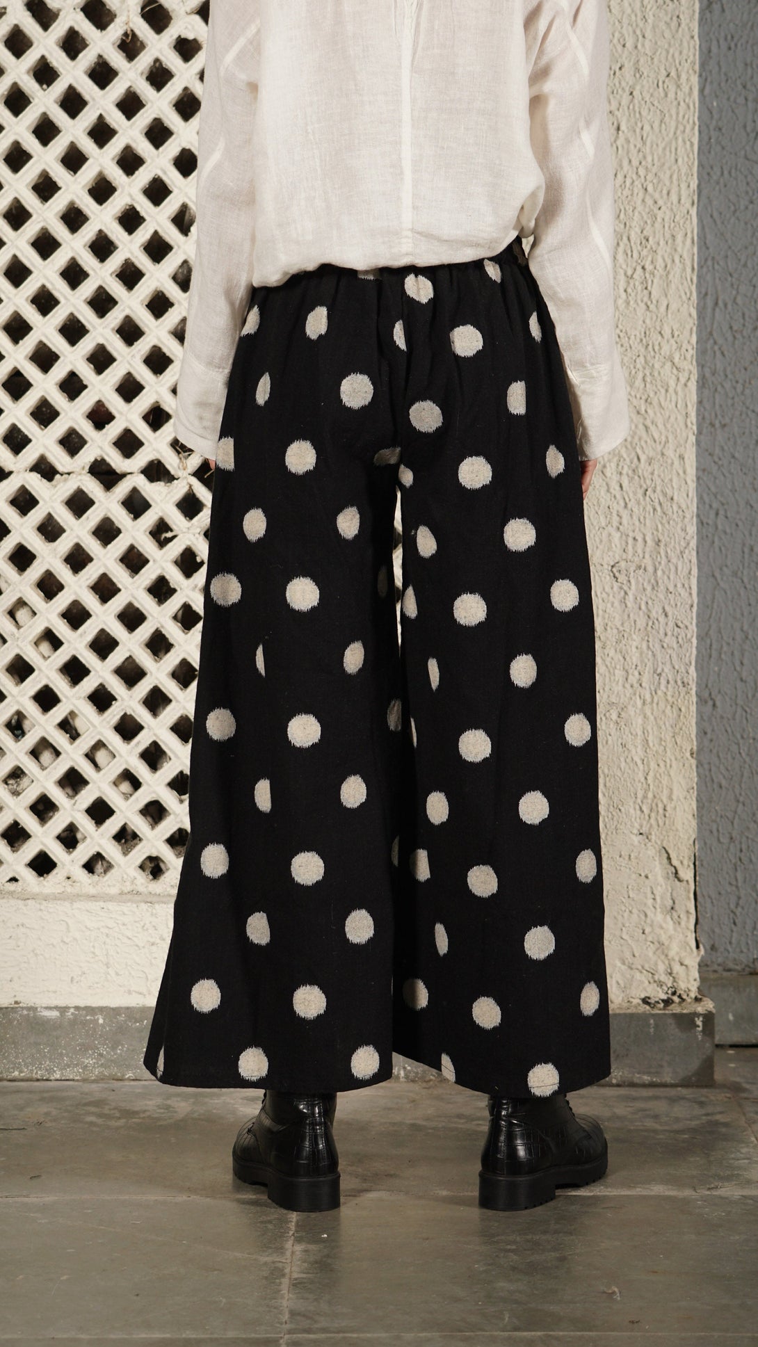 Mary Linen Blend Pant in Onyx