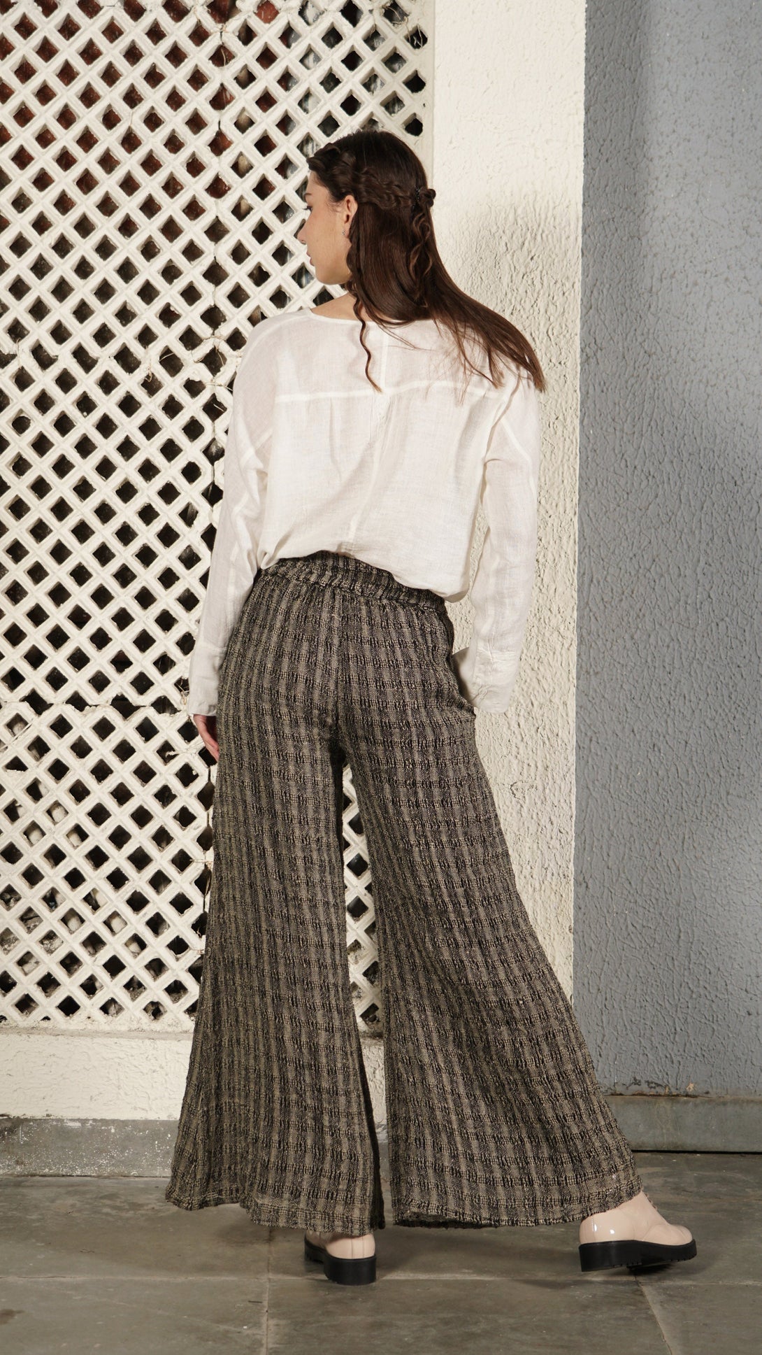 Dara Linen Pant in Onyx