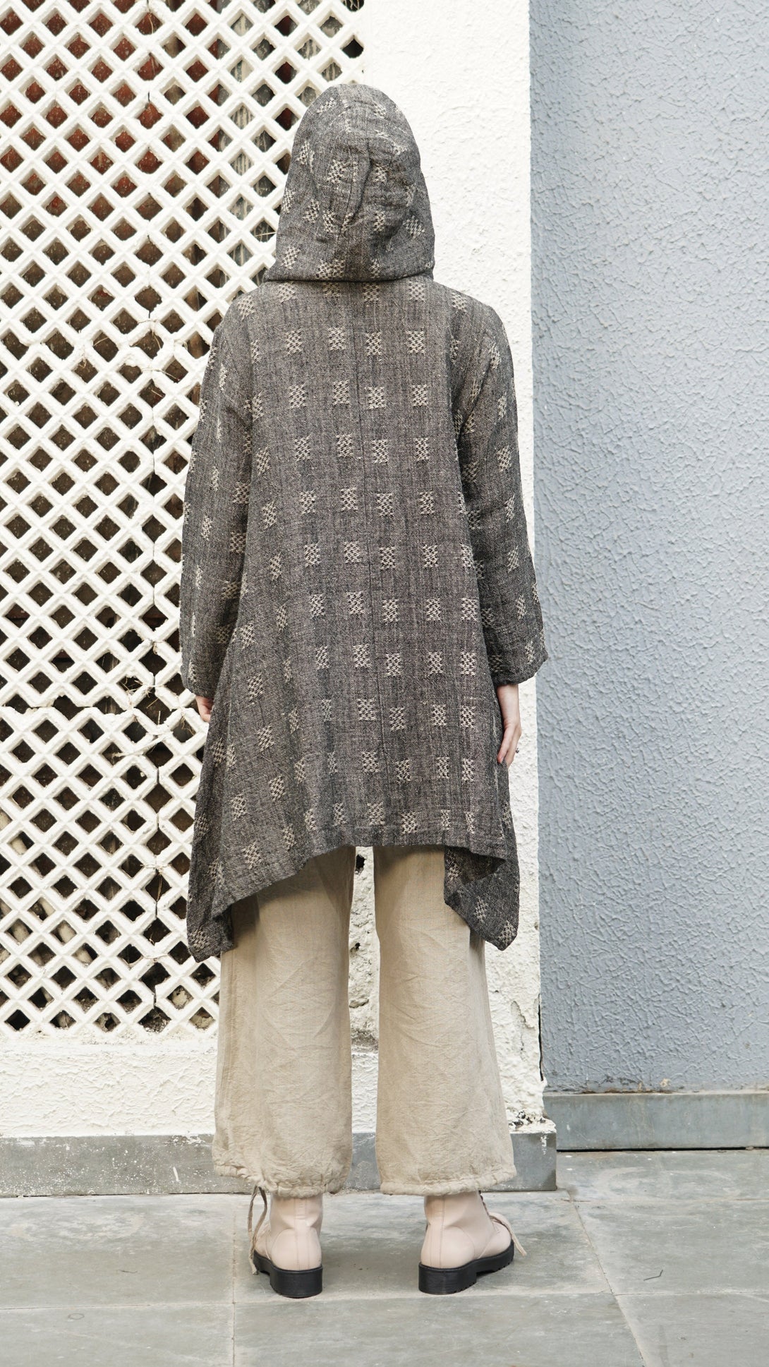 Toby Linen Blend Jacket in Onyx